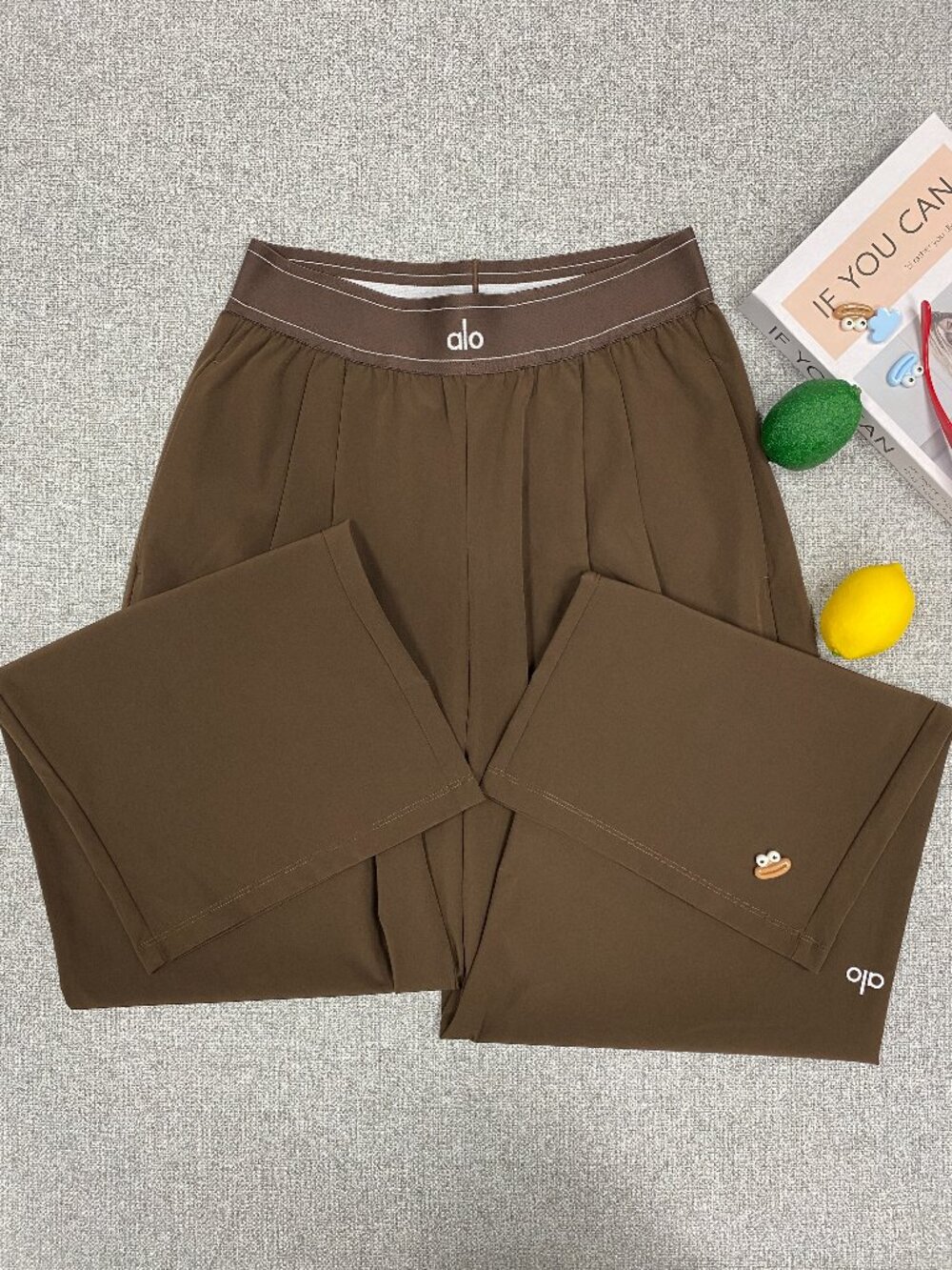 Espresso Brown🐑ALO Yoga Suit Up Wide Trouser💗Regular-30” Inseam,Chic,Unused - Picture 5 of 8